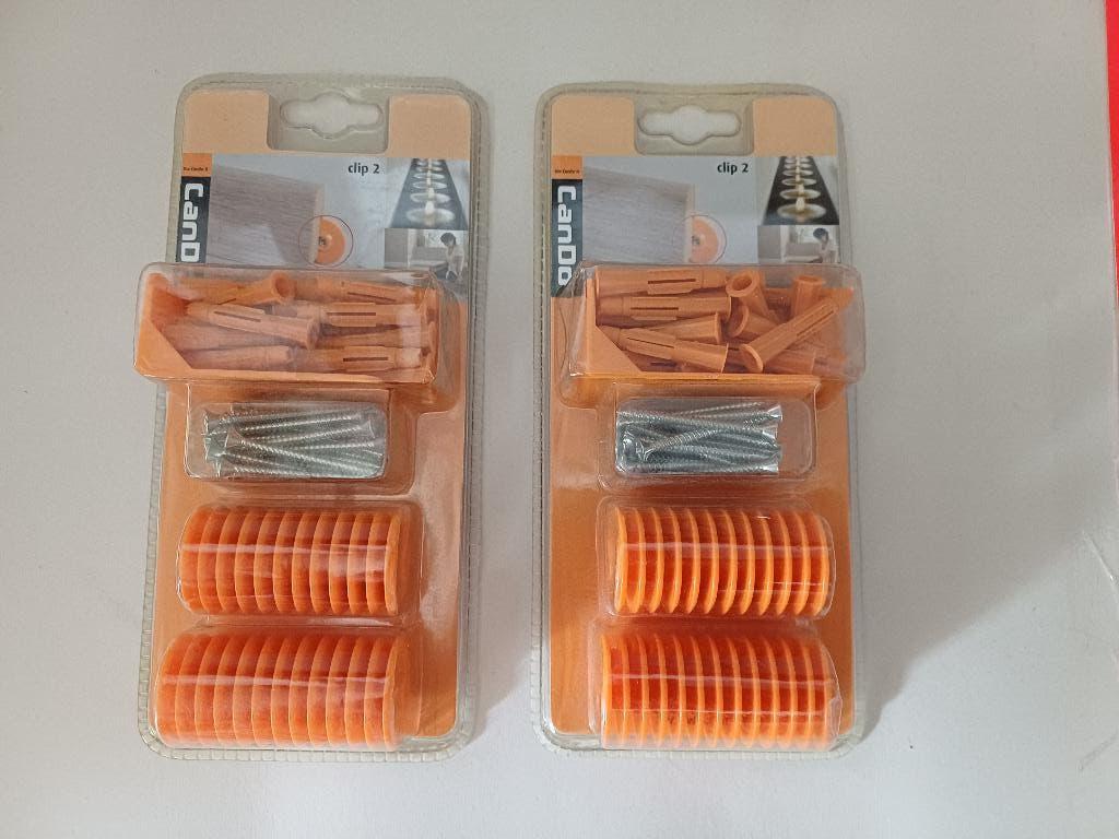 Nieuw - 2 Pack - CanDo Plintclips - Clip 2 - Hoge Muurplint, Ophalen of Verzenden, Nieuw, Wandbord of Wandpaneel