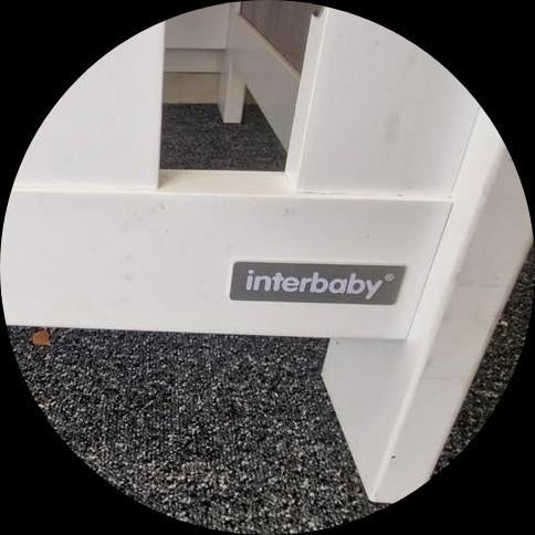 Interbaby Meegroei Kinderbed - Wit, Ophalen of Verzenden, Gebruikt, Ledikant