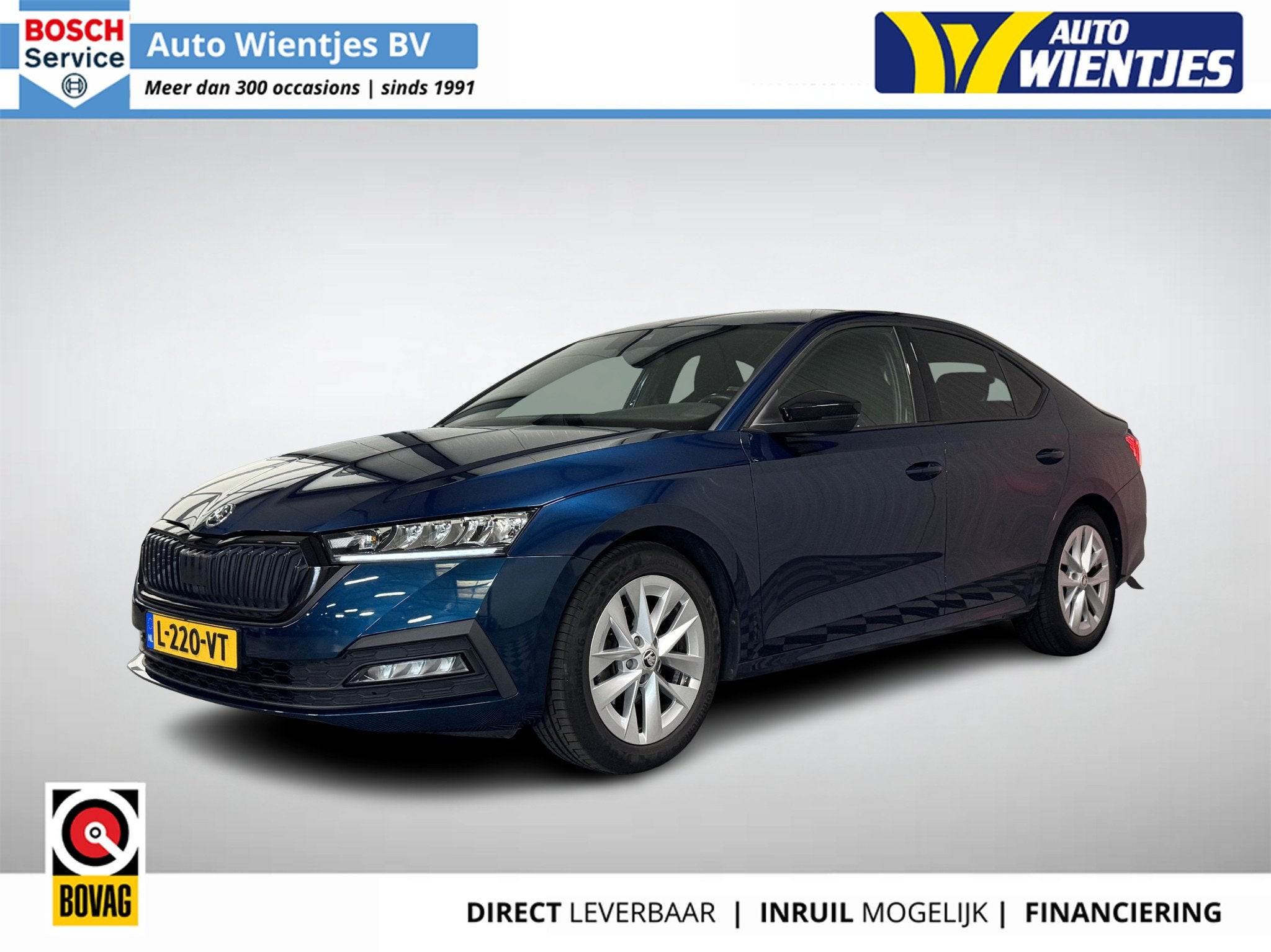 Skoda Octavia 1.0 e-TSI DSG | Sport Business 5-Drs | Navi |, Automaat, Gebruikt, Euro 6, Blauw