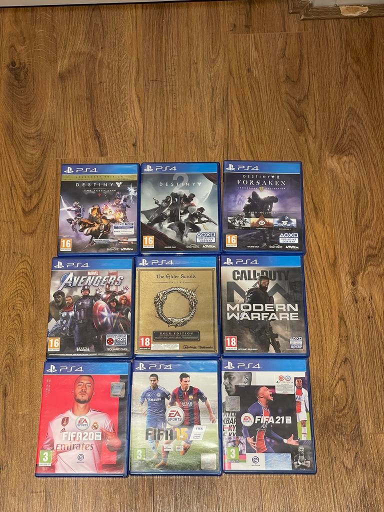 9 PS4 spellen zo goed als nieuw, helft ongebruikt!, Spelcomputers en Games, Games | Sony PlayStation 4, Ophalen of Verzenden, Zo goed als nieuw