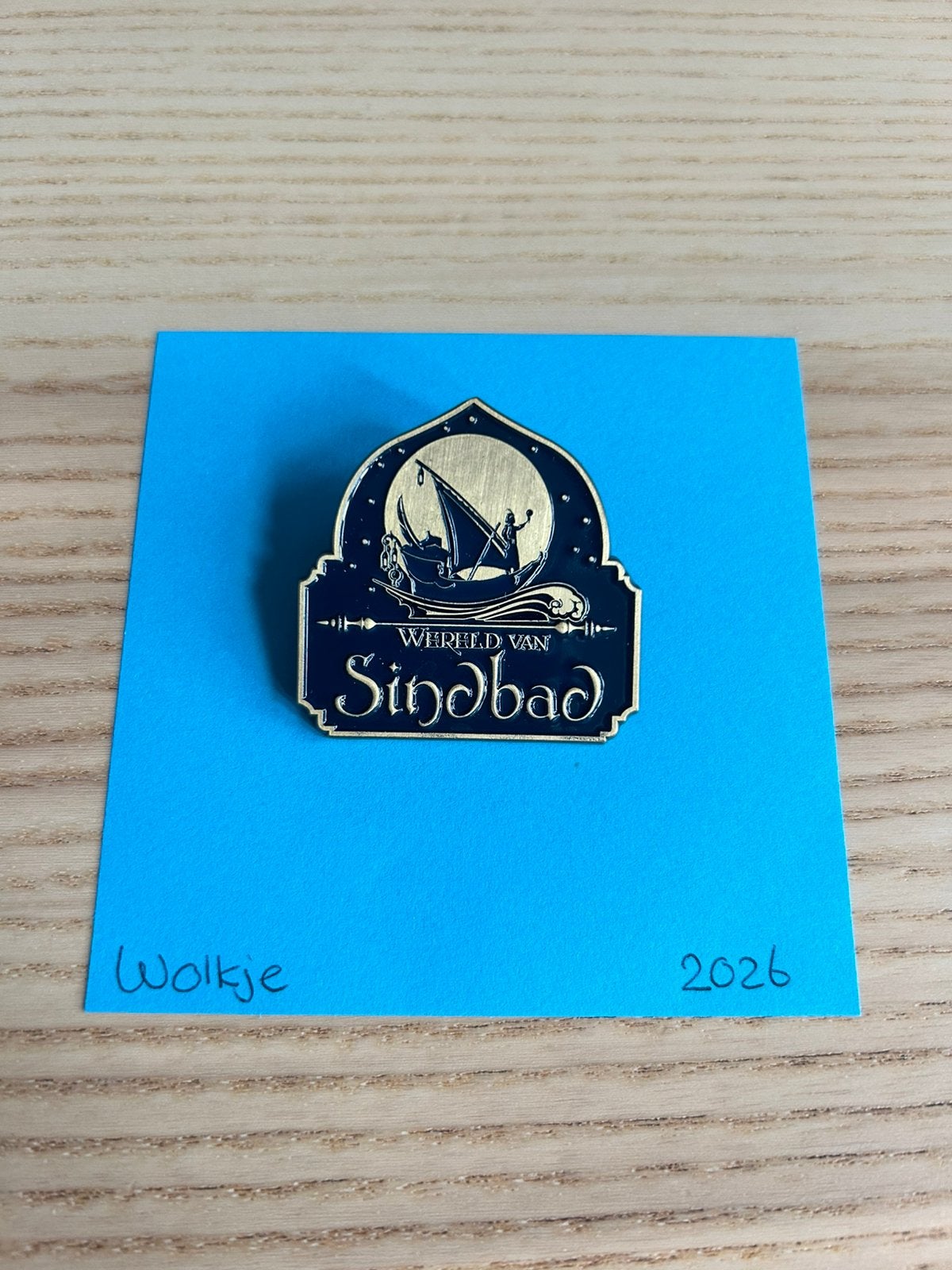 Efteling pin - Wereld van Sindbad, Verzenden, Zo goed als nieuw, Button of Speldje