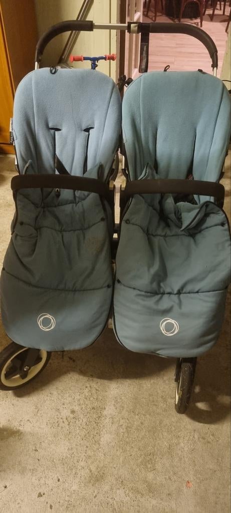 Bugaboo twin wandelwagen met wiegjes en accessoires, Ophalen