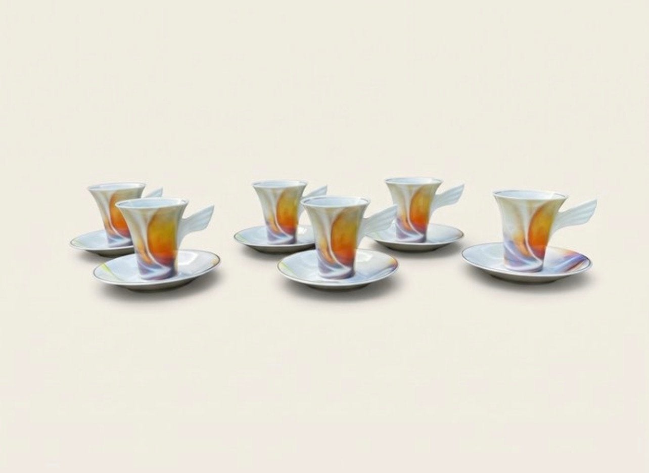 6 Rosenthal Studio-Line "Mythos Thalia" kop en schotel, Ophalen of Verzenden
