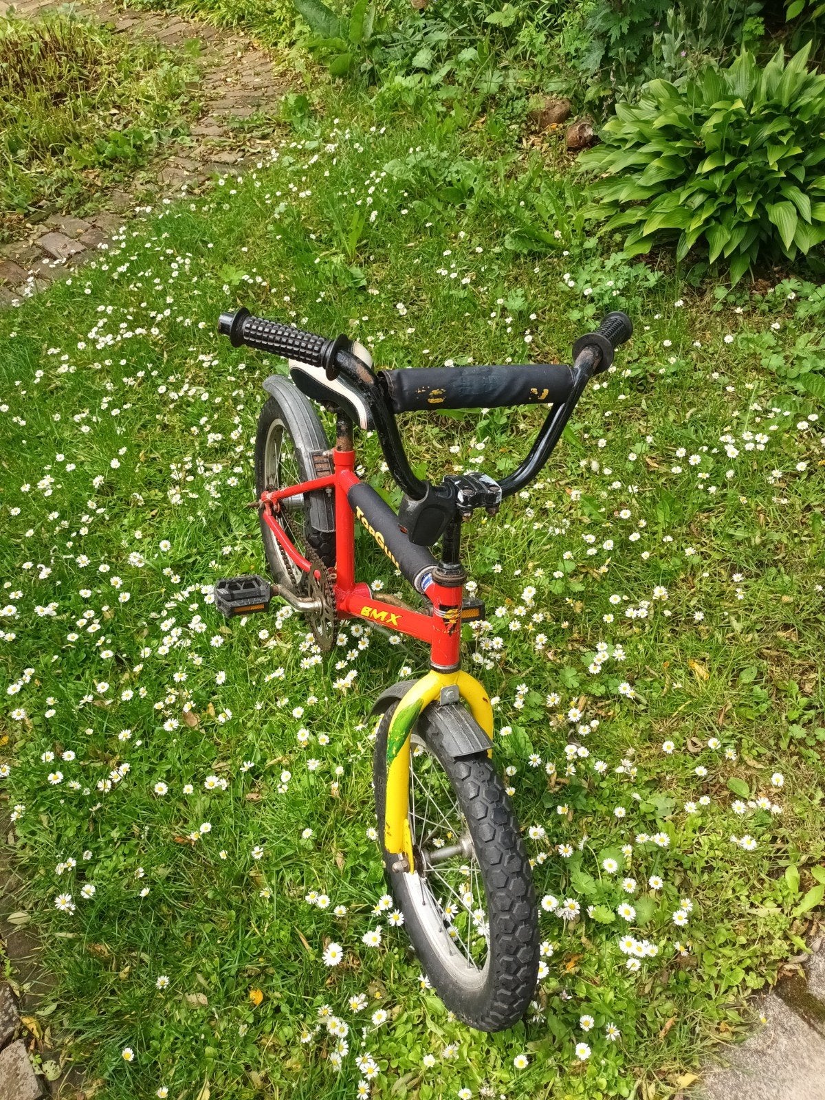 Bmx crossfietsje voor ca 4/7 jaar, Fietsen en Brommers, Fietsen | Crossfietsen en BMX, Ophalen, Gebruikt, Staal
