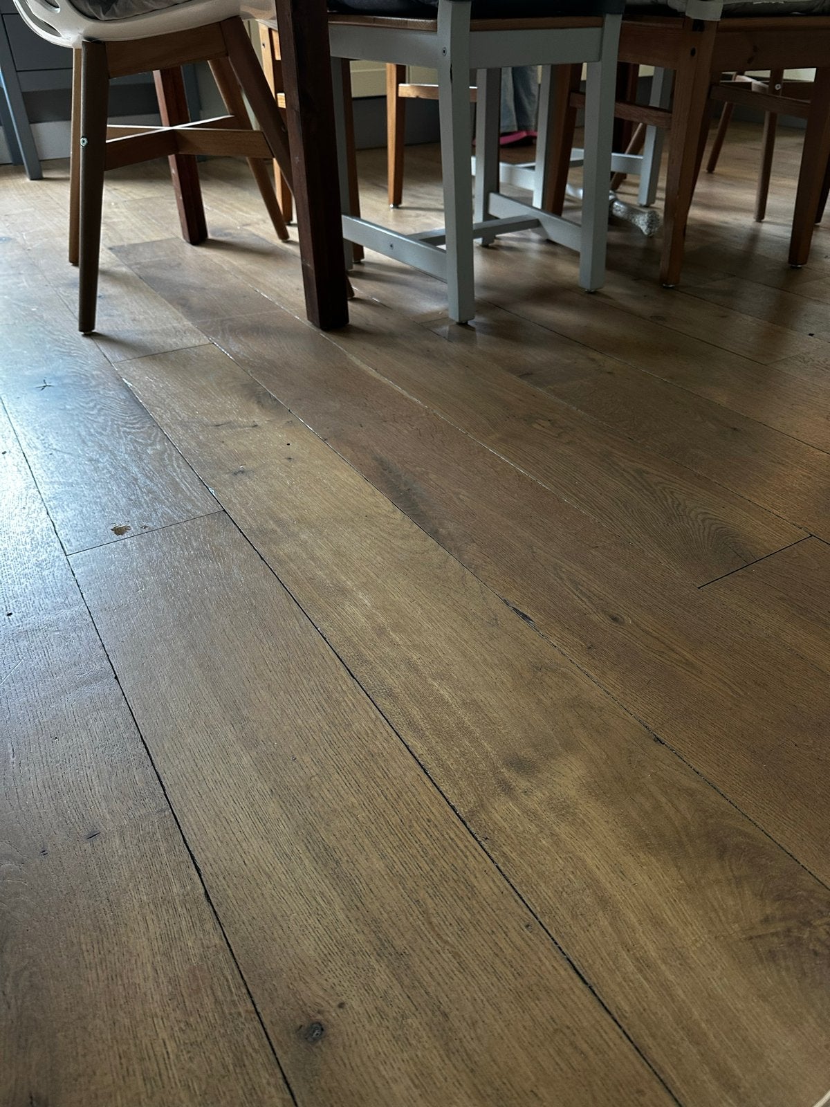 Mooie houten eiken vloerdelen - Gebruikt, Ophalen, Gebruikt, Vloerdelen of -planken, 10 m² of meer