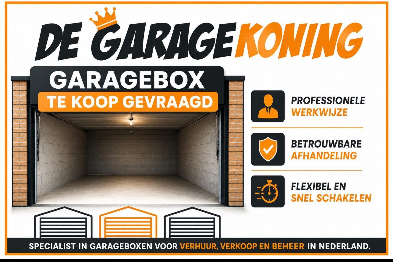 Garagebox(en) te koop gevraagd in heel Nederland, Auto diversen, Autostallingen en Garages