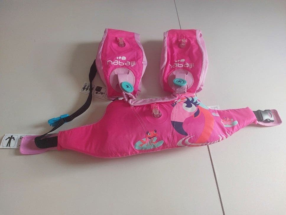 Nabaiji zwemvest en zwembandjes, Ophalen, One size, Meisje, Badpak