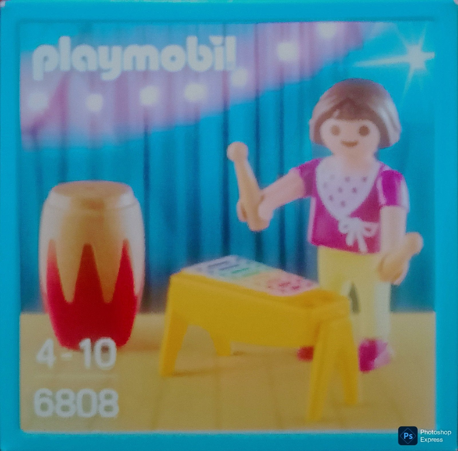 Meisje Met Xylofoon En Drum 6808, Ophalen of Verzenden, Gebruikt, Complete set