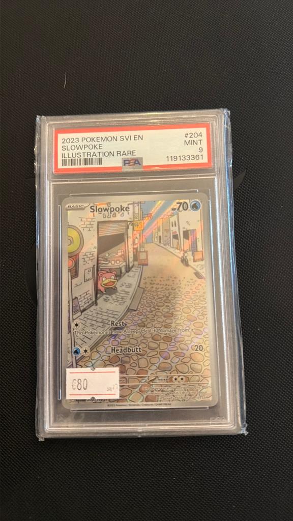 Slowpoke (204/198) PSA 9, Ophalen of Verzenden, Zo goed als nieuw
