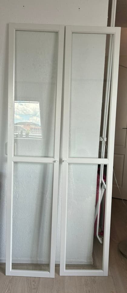 2 oxberg deuren voor billy boekenkast ikea, Ophalen, 200 cm of meer, 50 tot 100 cm, 25 tot 50 cm