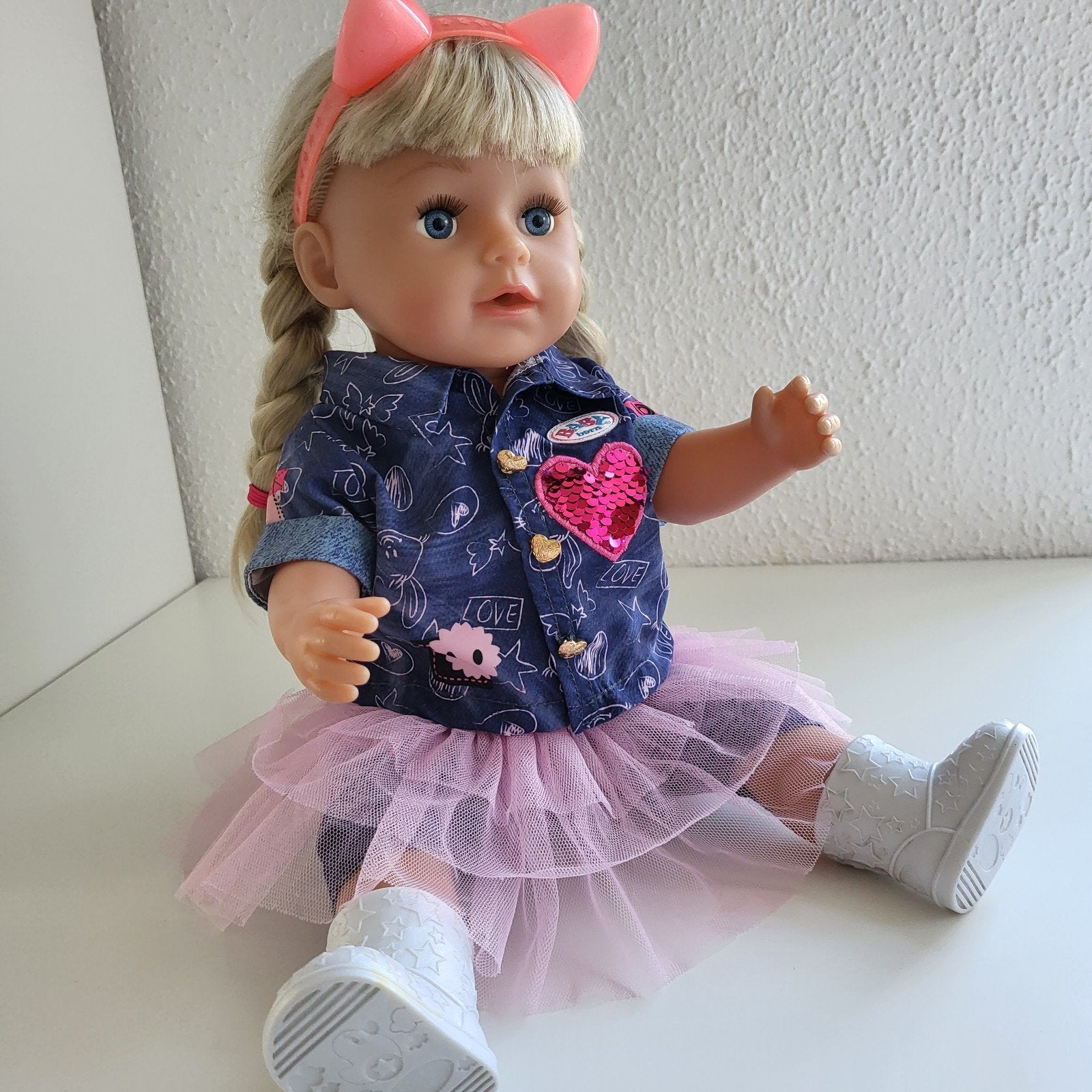 Baby Born kleertjes 5 delige set DeLuxe Babyborn.

Excl.popp, Ophalen of Verzenden, Zo goed als nieuw, Babypop