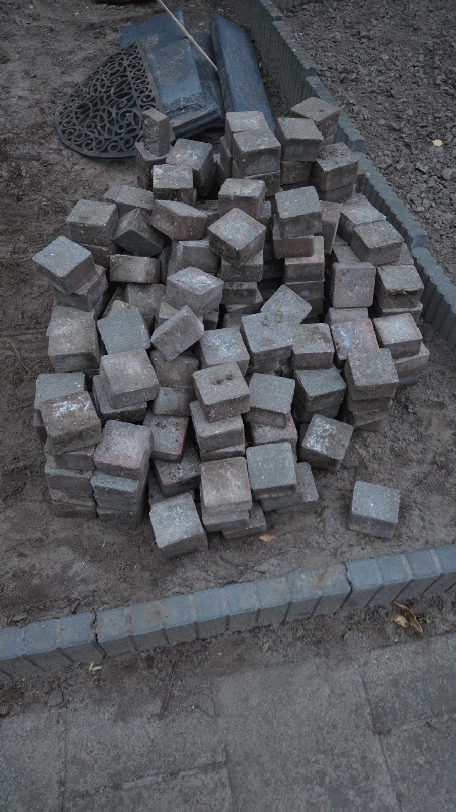 Kasseien 10x10 3m2 gratis afhalen, Tuin en Terras, Ophalen, Gebruikt, Klinkers, Natuursteen