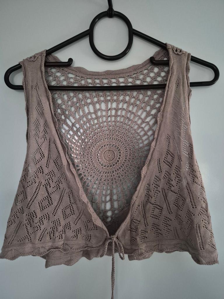 Leuke Gilet grijs mt. L, Maat 38/40 (M), Ophalen of Verzenden, Zo goed als nieuw, Zonder mouw