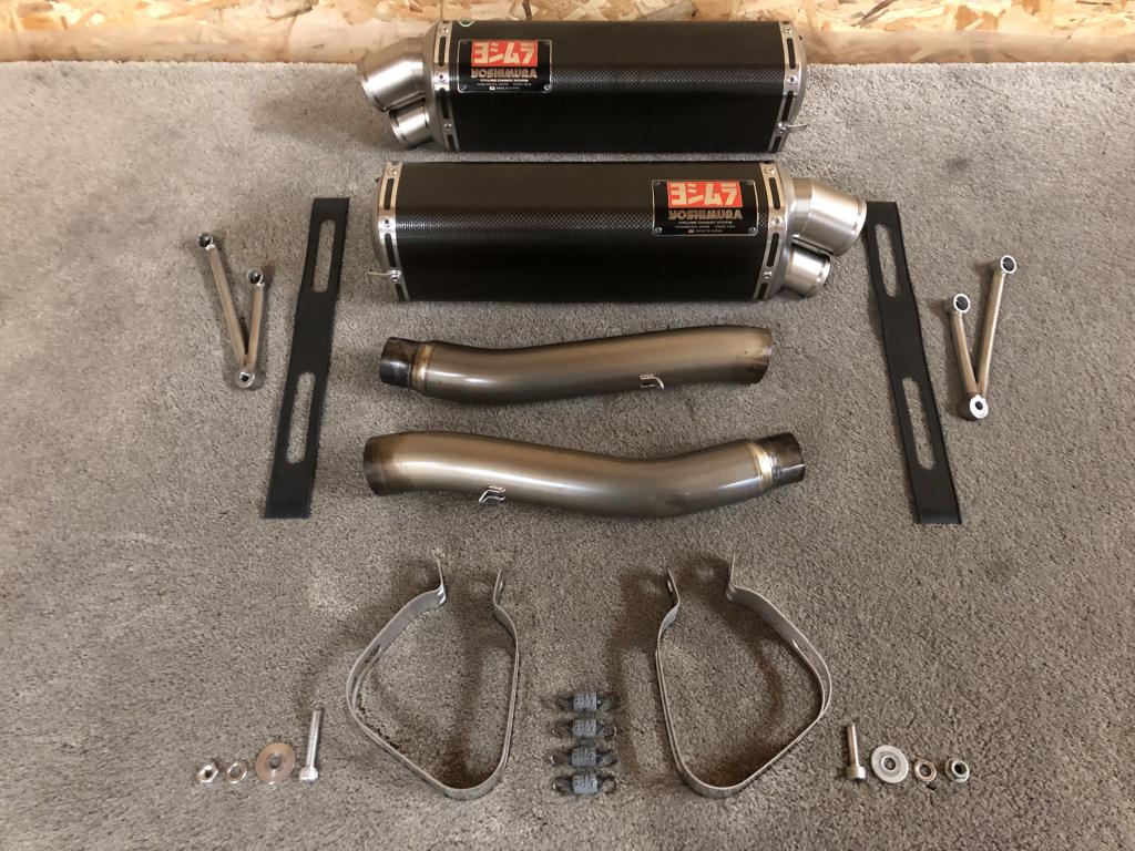 Yoshimura Japan Tri-Oval Dual Exit uitlaten dempers 52 mm, Yoshimura Japan, Gebruikt, Verzenden, 6748 Nakatsu, Aiko-Gun, Aikawa-Machi, Kanagawa-Pref., 243-0303, JP