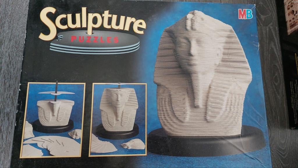 Sculpture puzzel Farao, Hobby en Vrije tijd, Ophalen of Verzenden, Minder dan 500 stukjes, Zo goed als nieuw, Overige typen