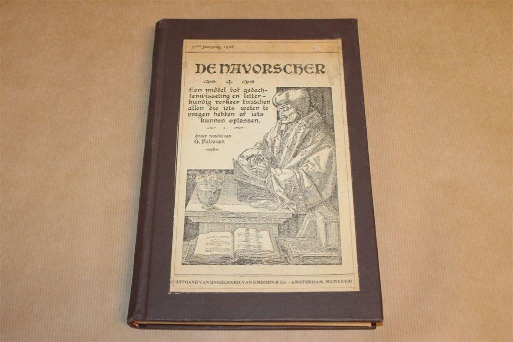 De Navorscher — Historisch Tijdschrift Voor Genealogie [1928, Ophalen of Verzenden, Gelezen