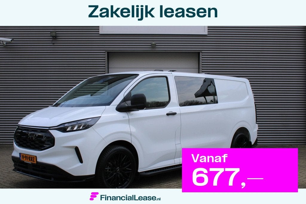 Ford Transit Custom 320 2.0 TDCI L2H1 Trend DC 136pk - Rapto, Voorwielaandrijving, 4 cilinders, 2500 kg, Wit