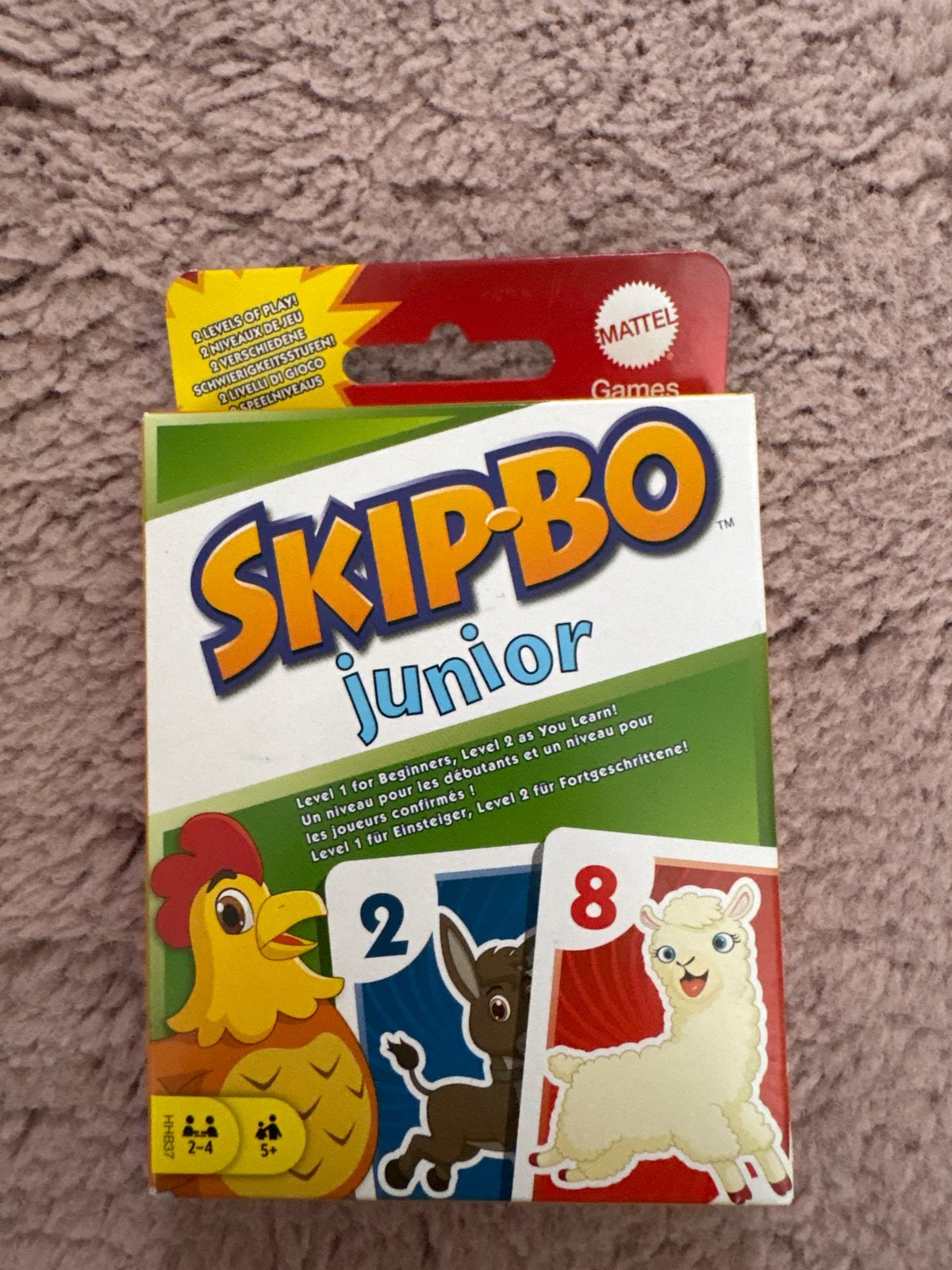 Skip-Bo Junior Kaartspel - Nieuw in verpakking, Hobby en Vrije tijd, Drie of vier spelers, Ophalen of Verzenden, Nieuw