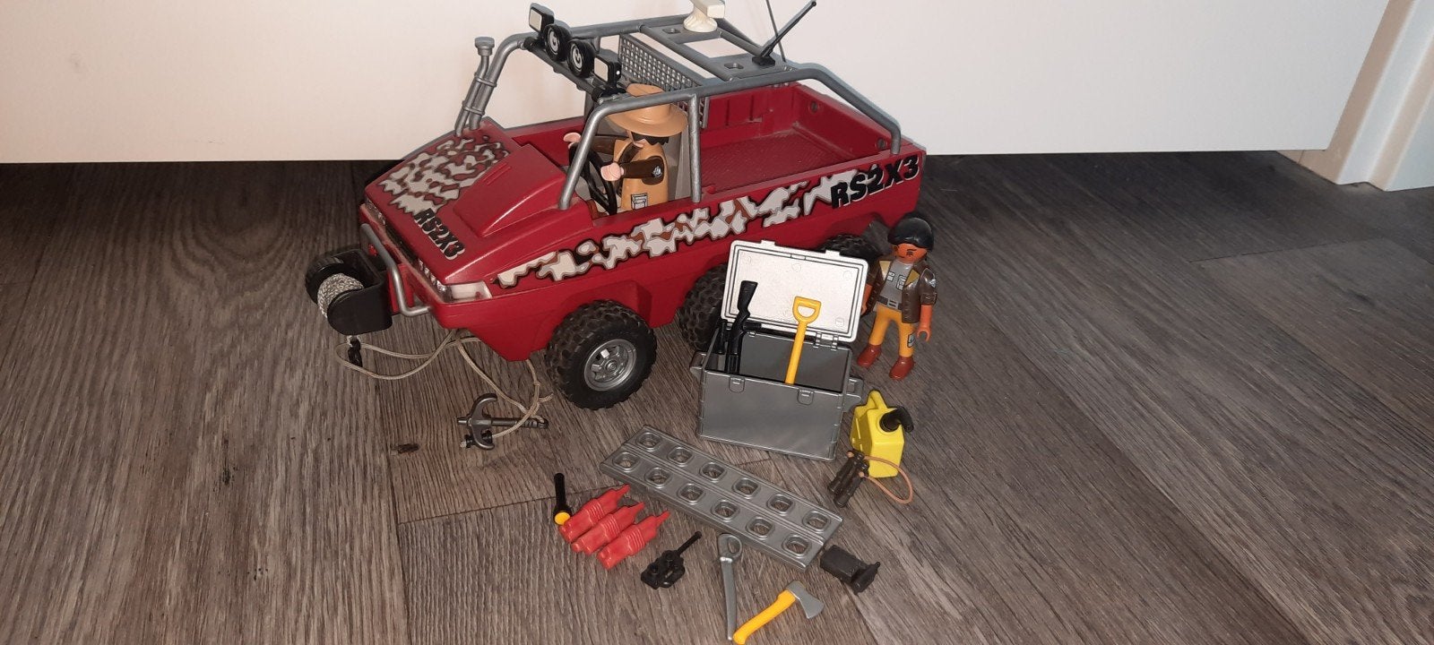 Amfibie auto van playmobil 4832, Wild life, Complete set, Voertuig, Ophalen of Verzenden