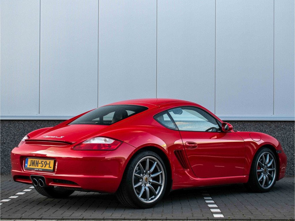Porsche Cayman S 3.4 | PASM | Bi Xenon | Sound package | Spo, Auto's, Gebruikt, Zwart, 296 pk, Stoelverwarming