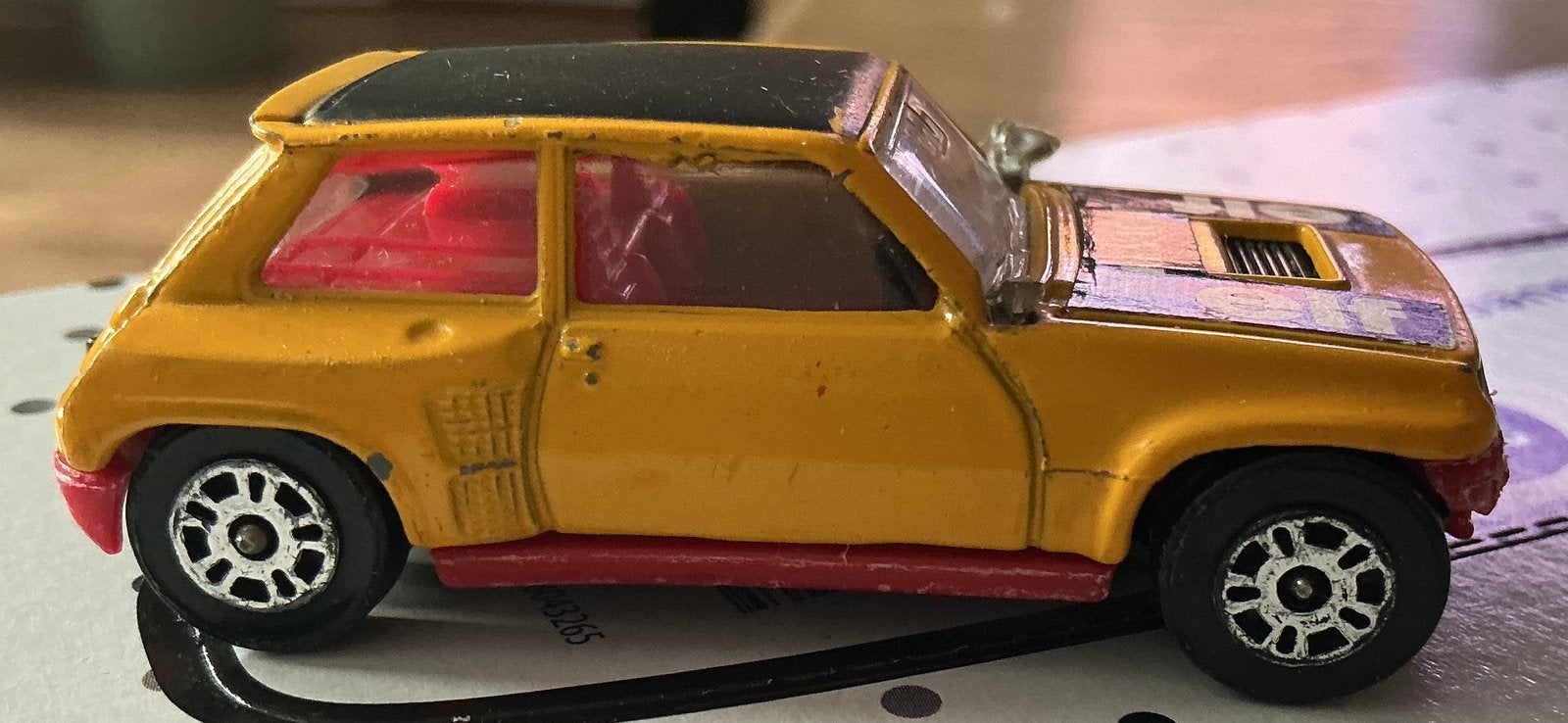 Vintage Renault 5 tl turbo auto Corgi toys, Ophalen, Gebruikt, Auto