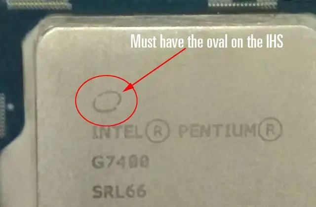 Ik zoek een Intel G7400 Gold Cpu met AVX512 instructies, Ophalen of Verzenden, Gebruikt, 2-core