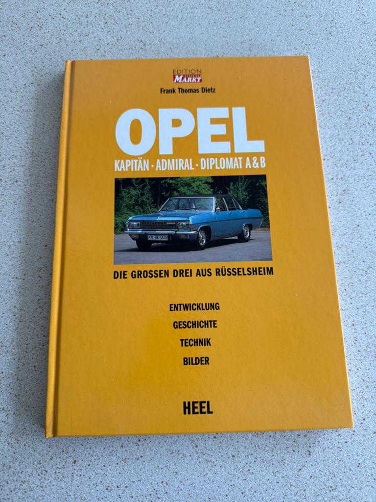 Opel Kapitan Admiral Diplomat A&B Boek - Die Grossen Drei, Boeken, Auto's | Boeken, Ophalen of Verzenden, Zo goed als nieuw, Opel