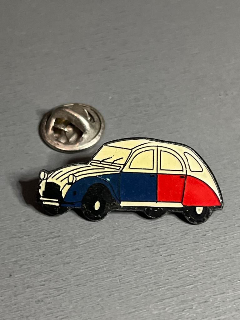 Vintage Citroën 2CV Speld - Frans Design, Ophalen of Verzenden, Gebruikt, Auto's