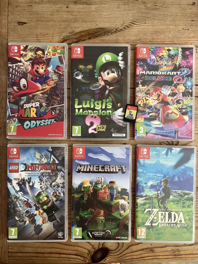 nintendo PS5 game Zelda Minecraft Ninjago Mario human fall, Avontuur en Actie, 2 spelers, Ophalen of Verzenden, Zo goed als nieuw