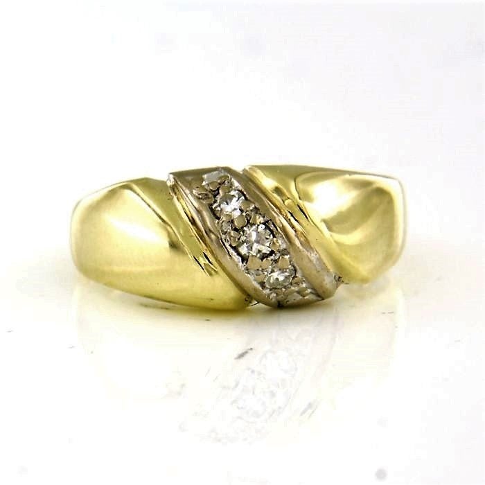Prachtige 14k Gouden Ring met Diamant. Topkwaliteit, Ophalen of Verzenden, Dame, Goud, Goud