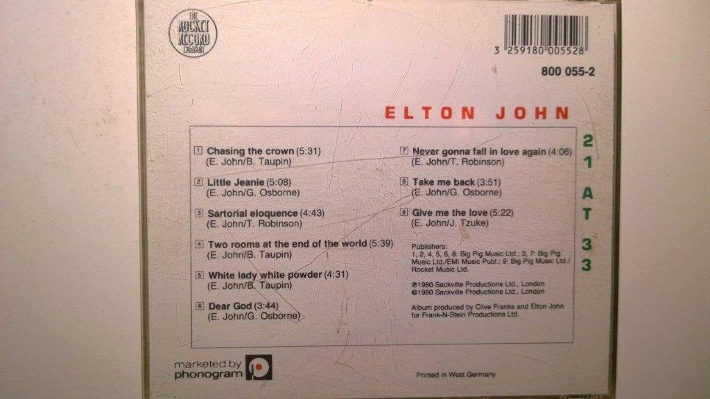 Elton John - 21 At 33, Ophalen of Verzenden, 1980 - 1989, Zo goed als nieuw