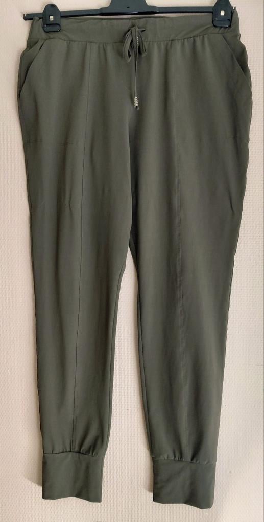 Helena hart travelstof broek xxl, Kleding | Dames, Maat 46/48 (XL) of groter, Zo goed als nieuw, Lang, Groen