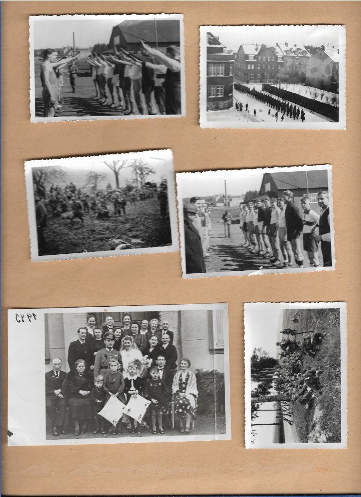 6 foto's  1940 - 1945  oorlog  soldaten, Gebruikt, Verzenden, Foto, 1940 tot 1960