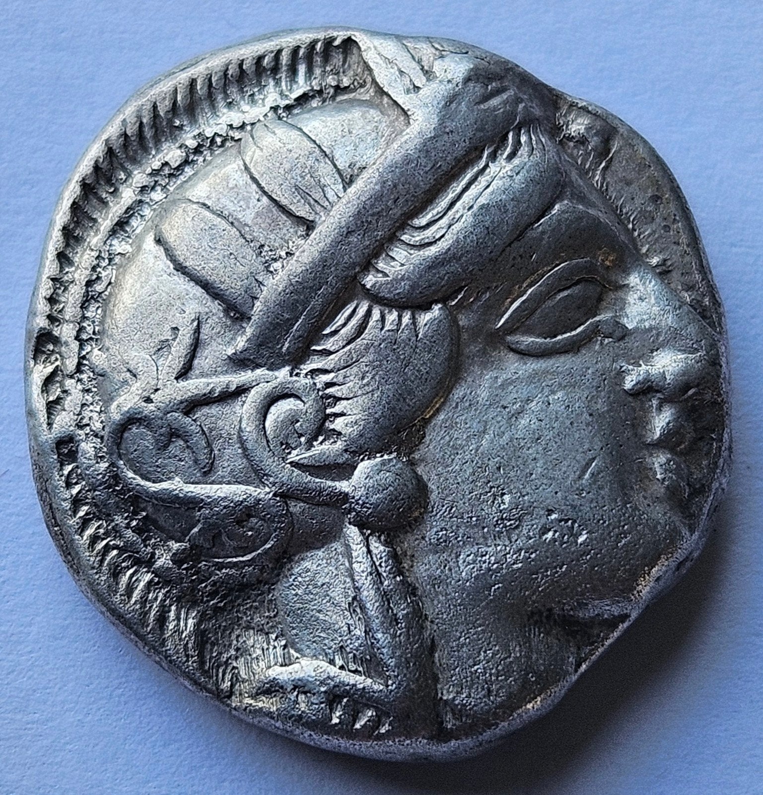 Tetradrachme 454 - 404 B.C. Griekse oudheid, Postzegels en Munten, Ophalen of Verzenden, Overige landen, Setje, Zilver