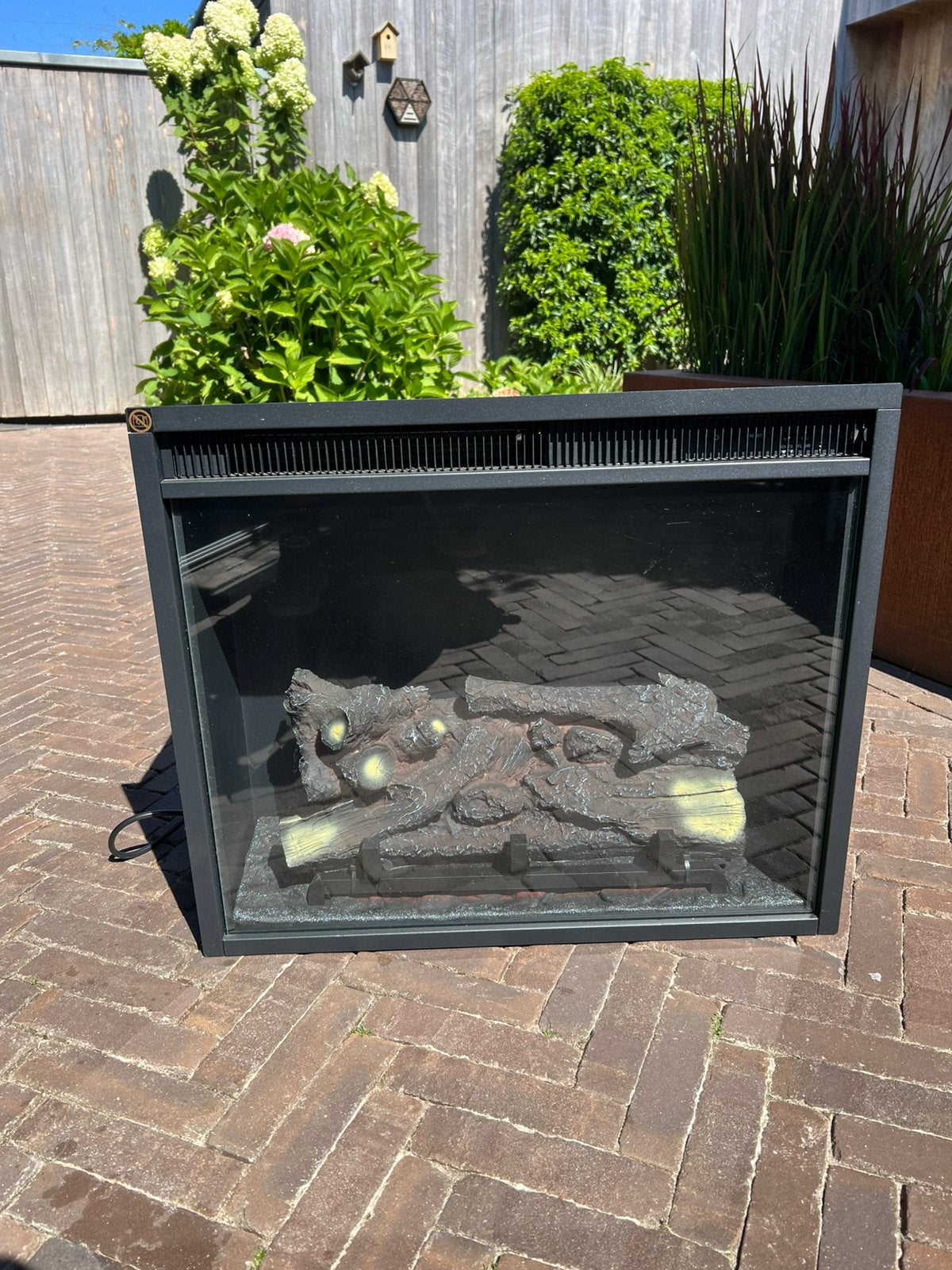 Electrische Kachel, Huis en Inrichting, Ophalen, Zo goed als nieuw, Inbouwhaard, Elektrische haard