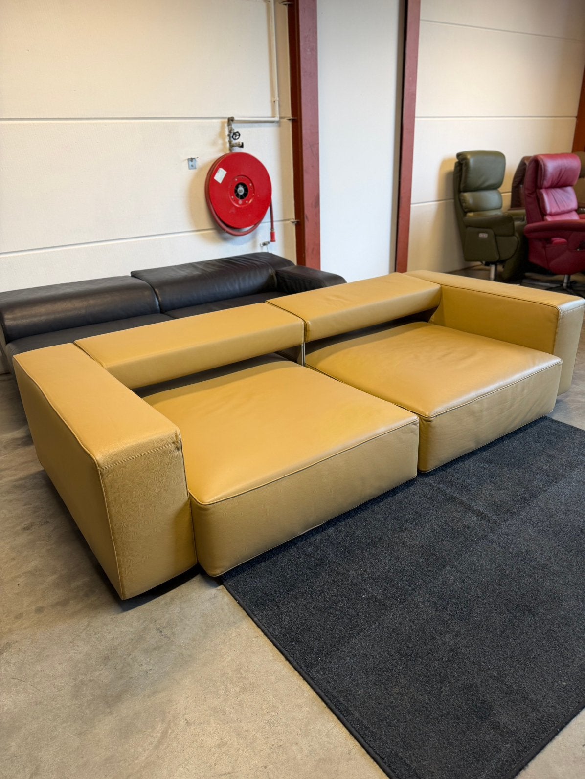 B&B Italia Andy design leren bank bankstel multifunctioneel, 2871SK, 250 tot 300 cm, Design, Mariansoliak8@gmail.com