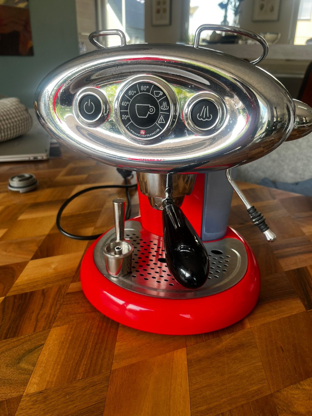 Koffiezetapparaat francis francis, illy, Ophalen, Zo goed als nieuw, Espresso apparaat