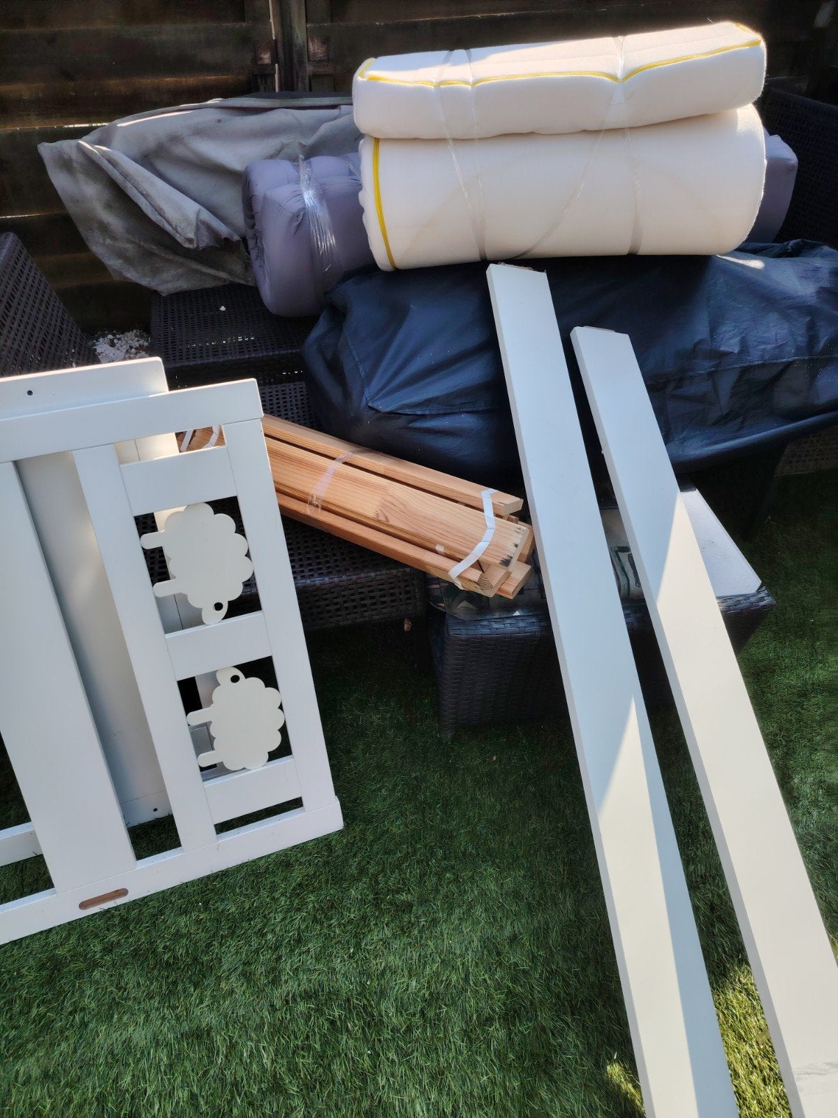 Ikea kinderbed., Ophalen, Wit, Minder dan 100 cm, Minder dan 100 cm