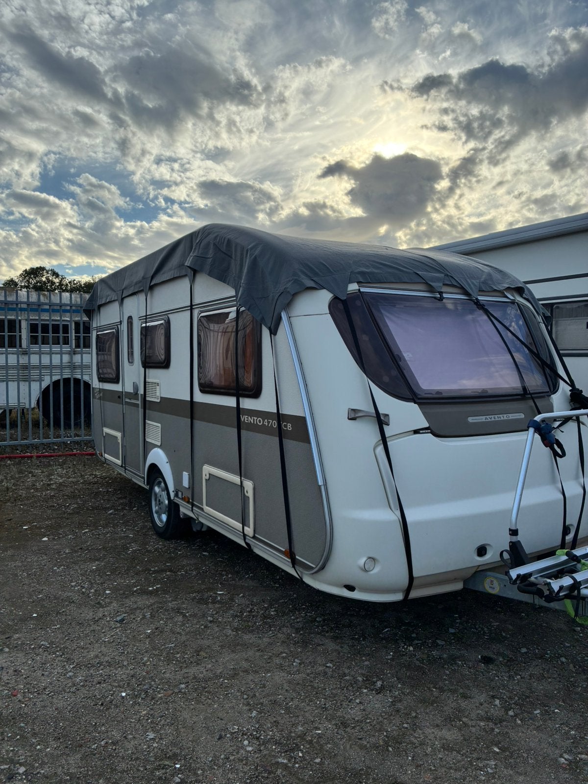 Caravan winter dak bescherming, Caravans en Kamperen, Ophalen of Verzenden, Gebruikt