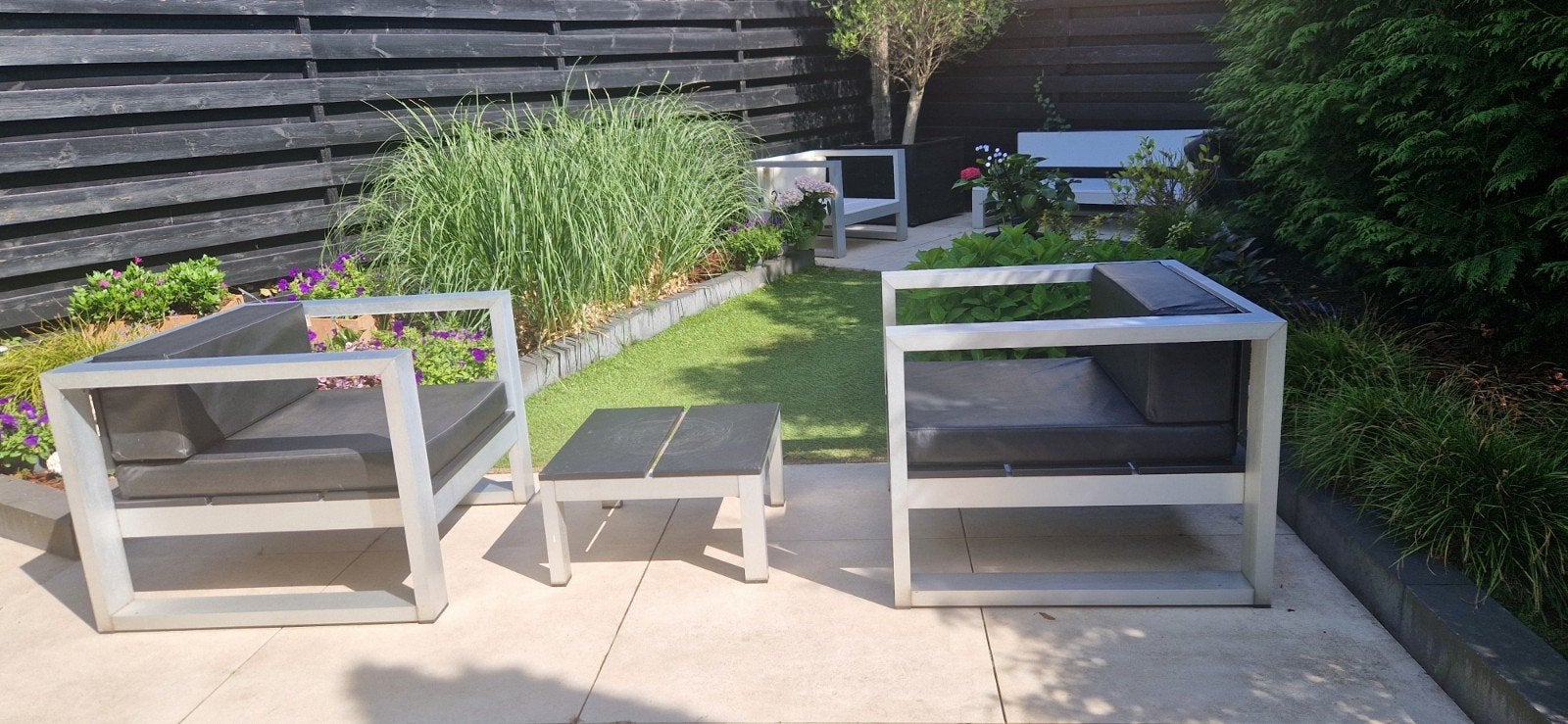 GANDIA BLASCO LOUNGESET NW PRIJS € 6580, NU € 1700, Ophalen of Verzenden, Aluminium