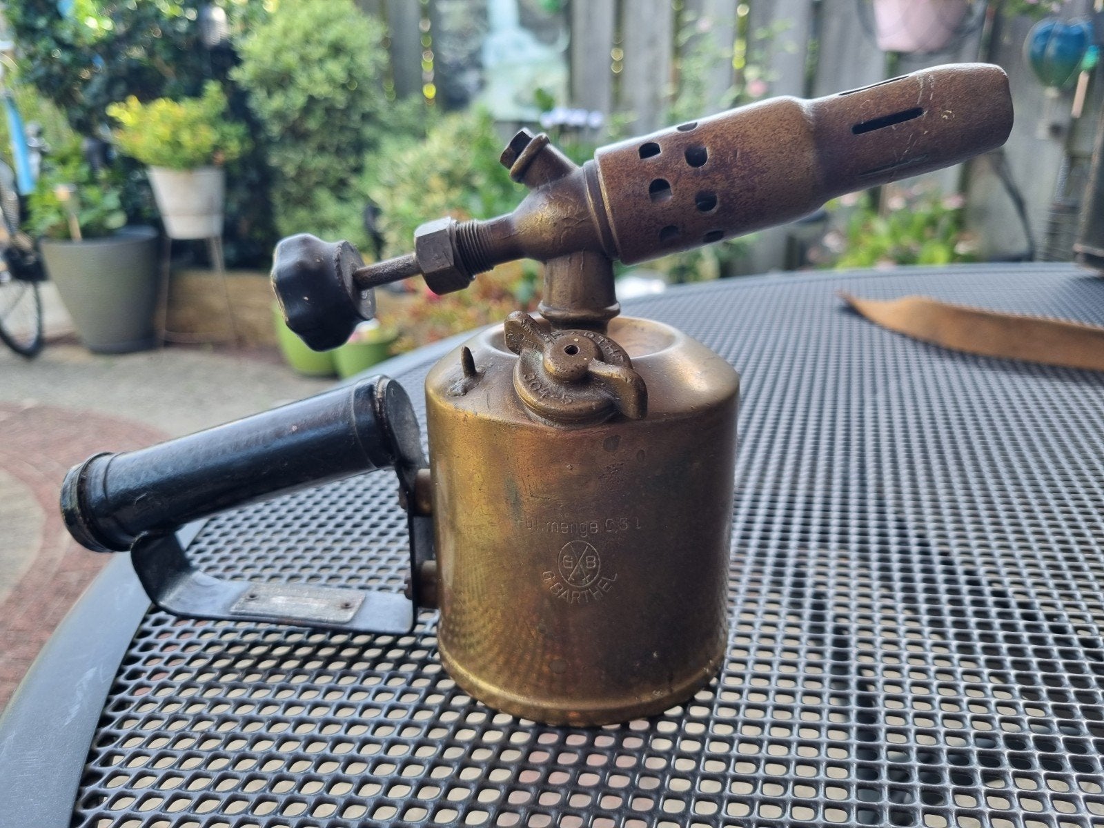 benzinebrander G. Barthel, Antiek en Kunst, Antiek | Gereedschap en Instrumenten, Ophalen