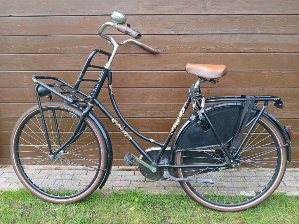 Gazelle met terugtraprem en extra slot, Fietsen en Brommers, 56 cm of meer, Ophalen, Gebruikt, Versnellingen