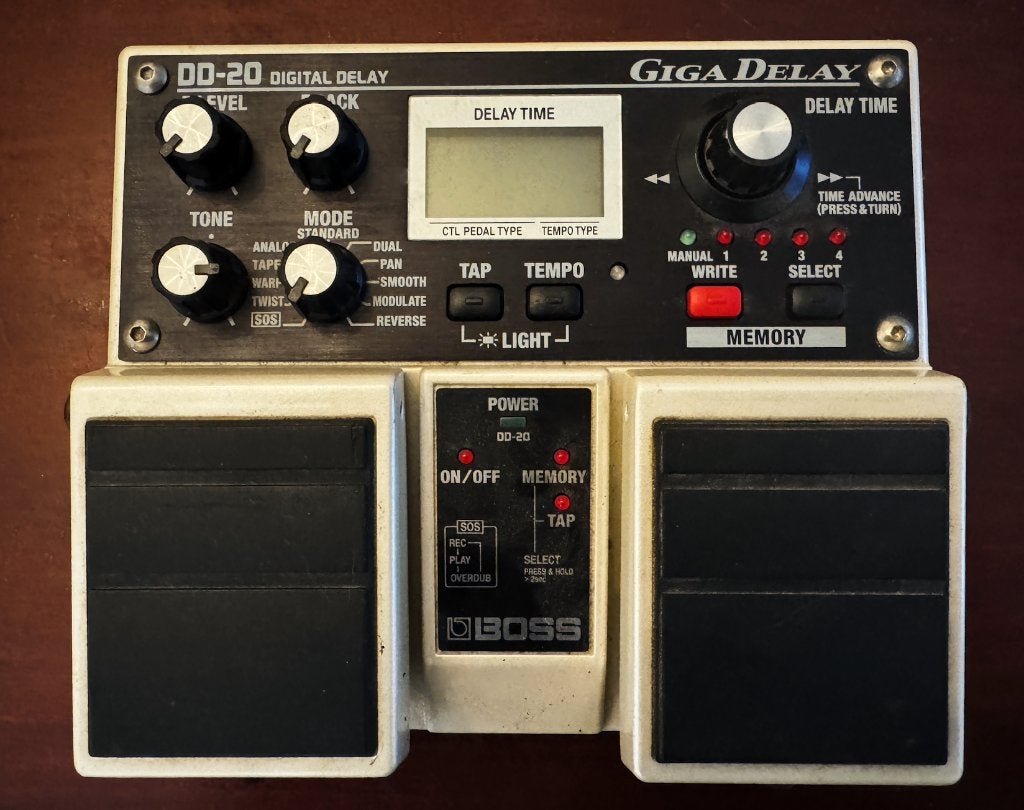 Boss DD-20 Digital Delay, Ophalen of Verzenden, Zo goed als nieuw, Delay of Echo