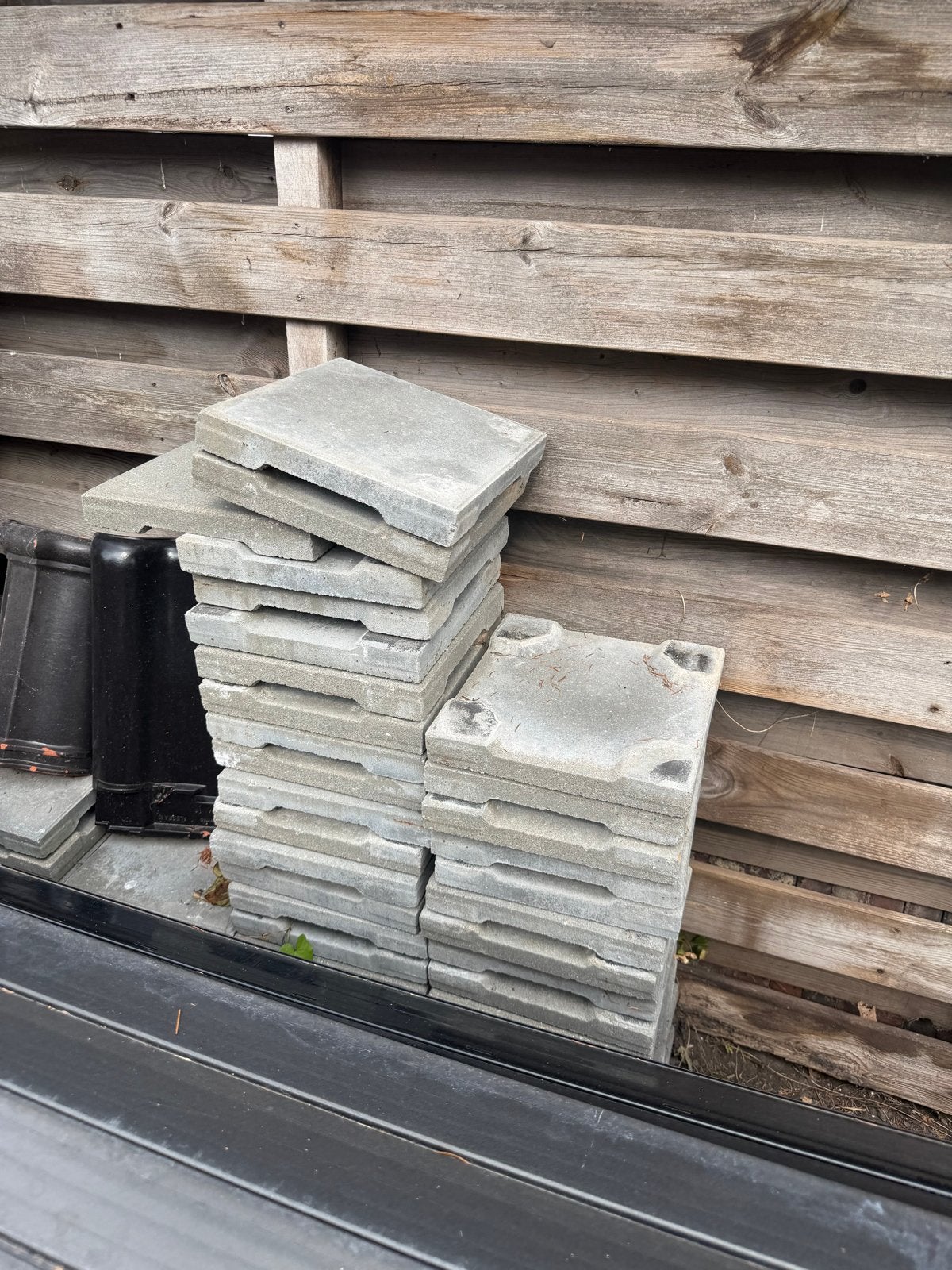 Gebruikte terrastegels - Ideaal voor tuin of pad, Tuin en Terras, Gebruikt, Ophalen of Verzenden, 10 m² of meer, Beton