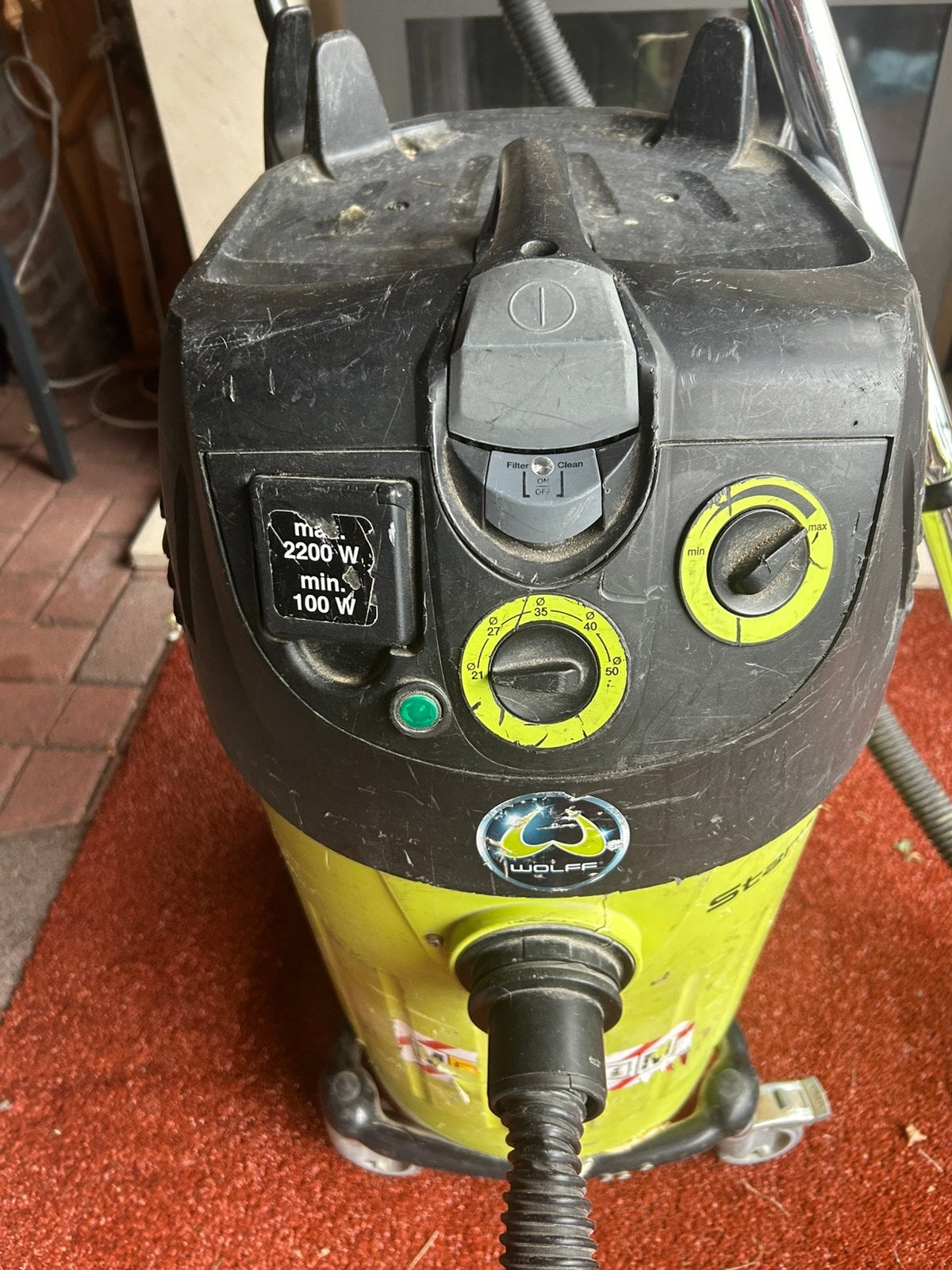 Bouwstofzuiger, Doe-het-zelf en Verbouw, Reinigingsmachines, Ophalen of Verzenden, Gebruikt