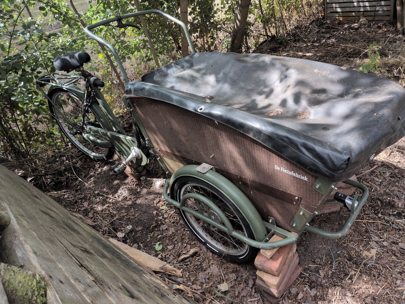 Bakfiets van De Fietsfabriek, Ophalen, Gebruikt