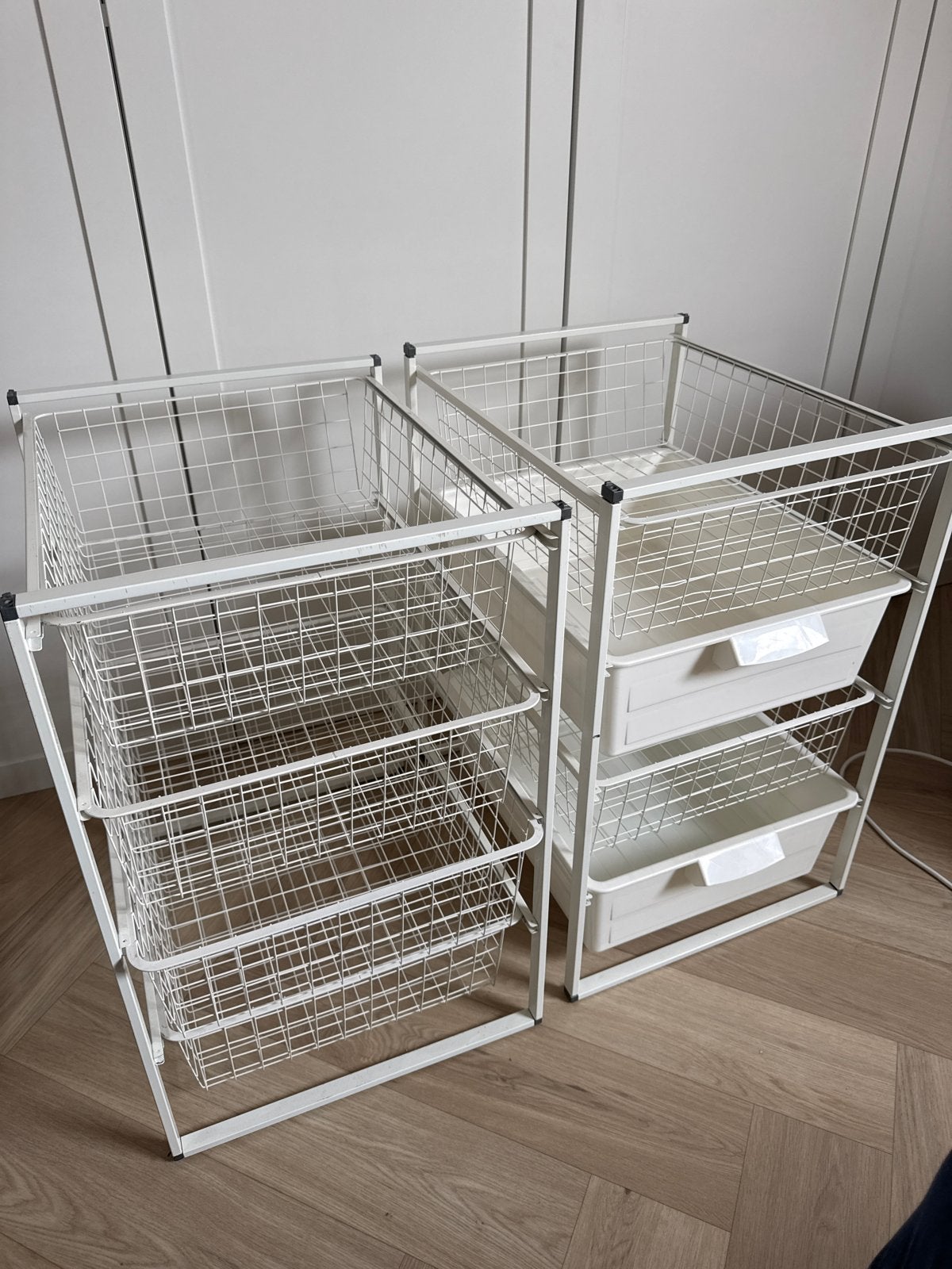 IKEA kastjes met draadmanden, Ophalen, Met plank(en), 100 tot 150 cm, 50 tot 100 cm