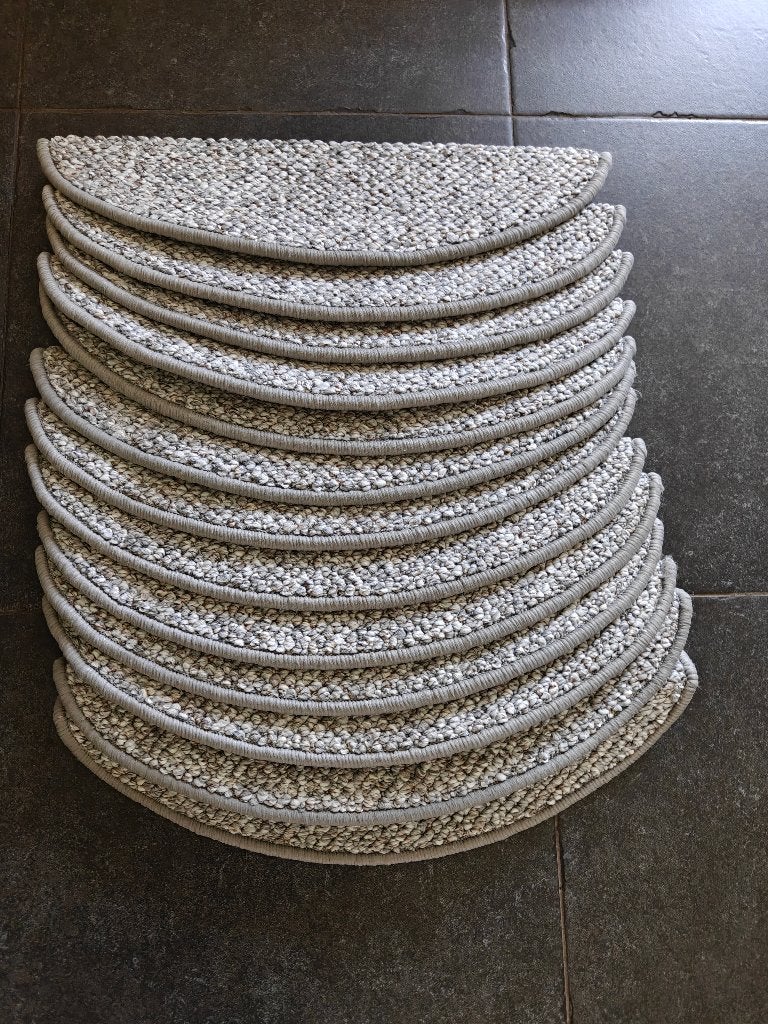 Trapmatten 13 stuks nieuw grijs, Huis en Inrichting, Stoffering | Tapijten en Kleden, Nieuw, Minder dan 50 cm, 50 tot 100 cm, Overige vormen