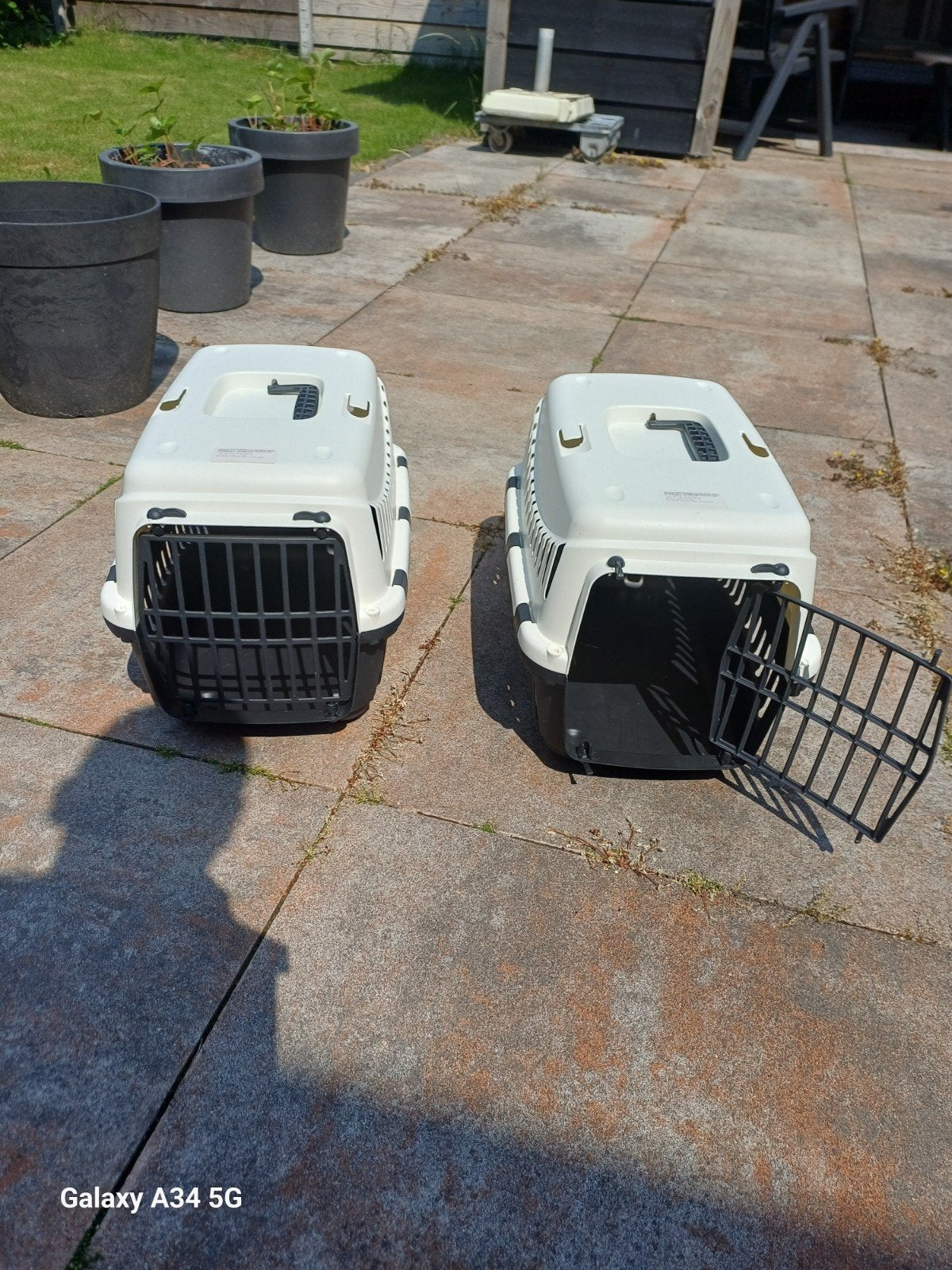 Katten reisbox aangeboden 2 stuks, Ophalen