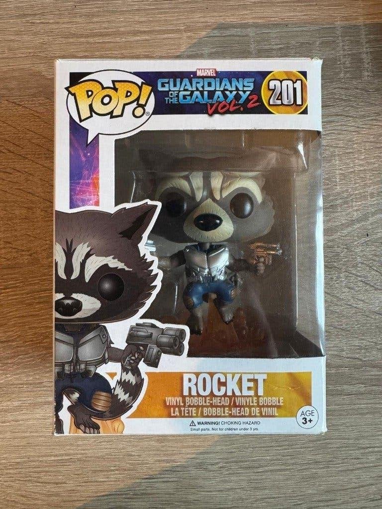 Funko Pop! Guardians of the Galaxy Vol. 2 - Rocket #201, Ophalen of Verzenden, Nieuw